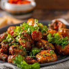 Crispy Honey Chilli Garlic Mushroom