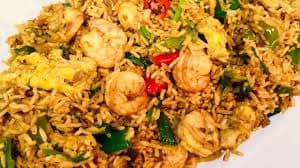 Chilli Garlic Prawn Fried Rice