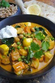 Vegetarian Curry Combo (12:00-17:00)