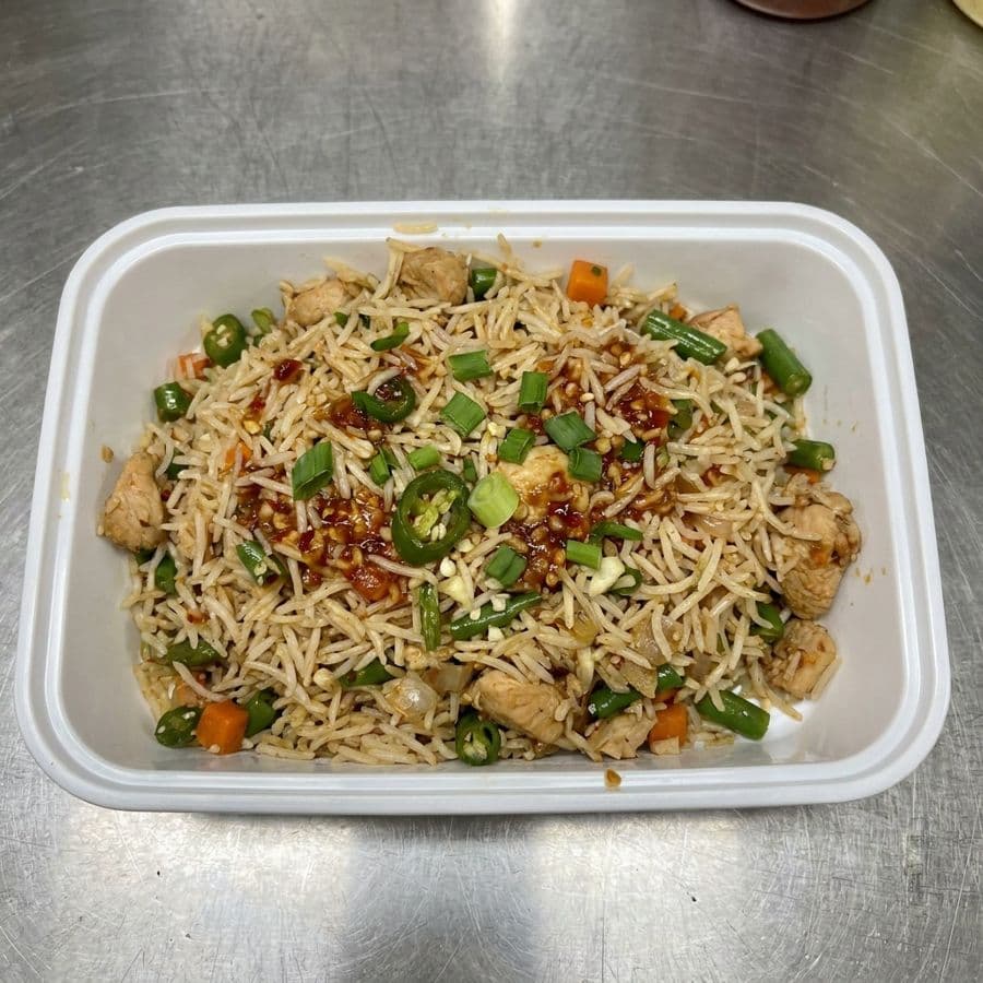 Chilli Garlic Chicken Fried Rice