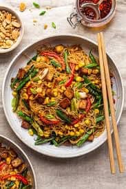Singapore Style Vegetable Vermicelli