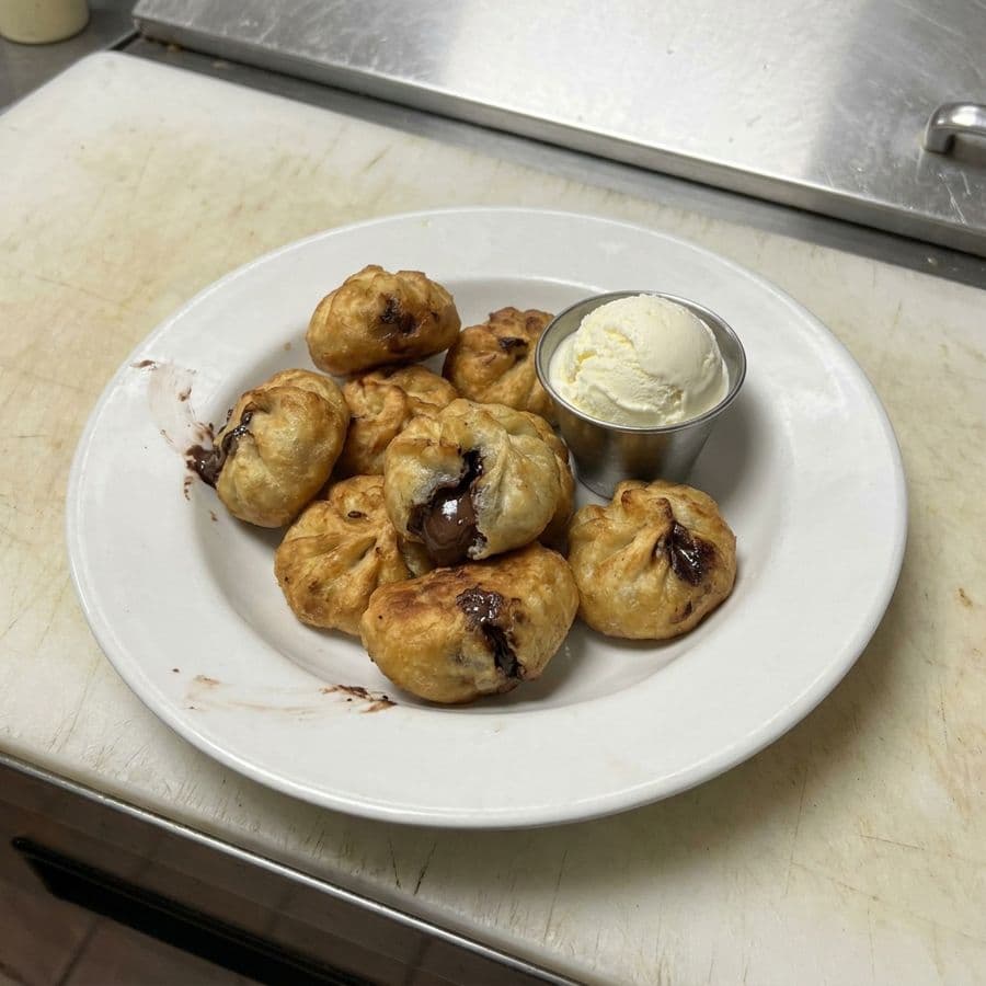 Fried Chocolate Momo