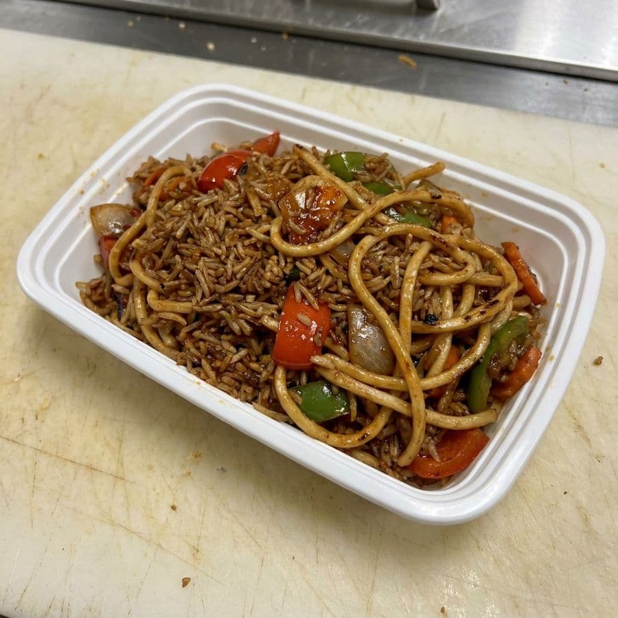 Triple Szechuan Vegetable Fried Rice