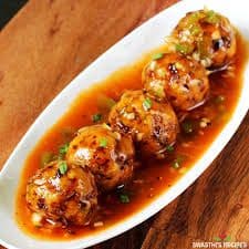 Classic Manchurian Vegetable Balls Chow Mein