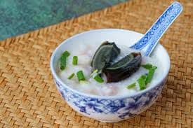 Preserved Century Egg with Lean Pork Congee