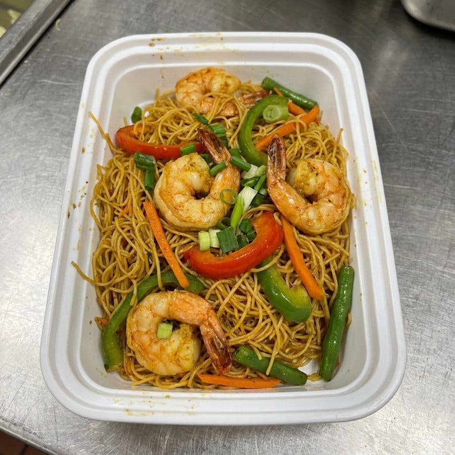 Singapore Style Prawn Vermicelli